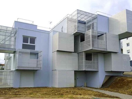 vivanbois construction de 30 logements à Saintes lot menuiseries exterieures
