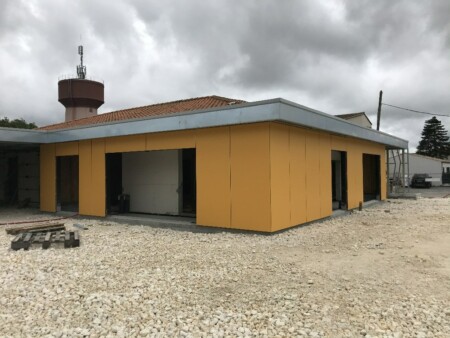 construction de locaux commerciaux ossature bois arvert 17530