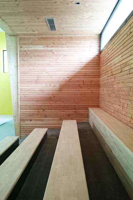 aménagement intérieur bois dojo 17 cozes