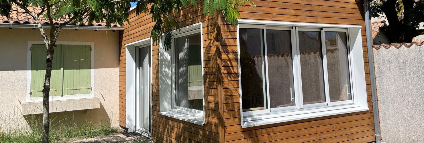 agrandissement maison bois Meschers sur Gironde 17110 agrandissement maison bois Meschers sur Gironde 17110