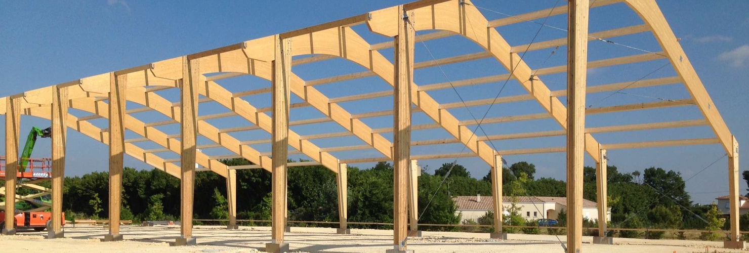vivanbois construction structure bois lamelle colle bâtiment de stockage Gémozac 17 vivanbois construction structure bois lamelle colle bâtiment de stockage Gémozac 17