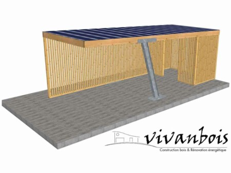 carport bardage ajouré