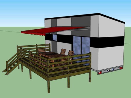 plan 3D tiny housse 3 mobile