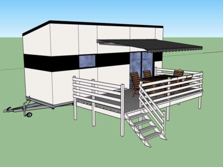 plan 3D tiny housse mobile