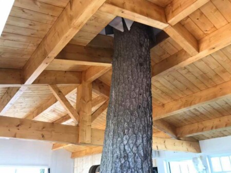 pose charpente estaurant chez bob 17