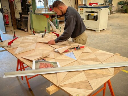 assemblage parquet sur mesure menuisier vivanbois