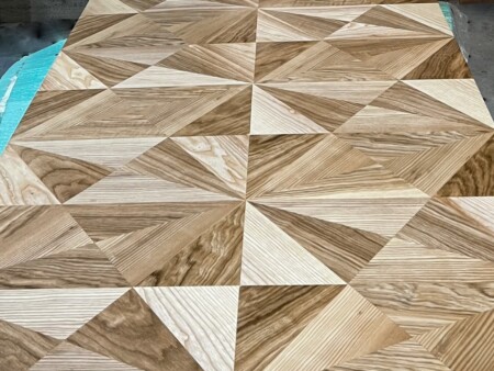 plaque parquet sur mesure atelier vivanbois