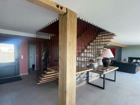 pose pilier escalier bois contemporain floirac 33