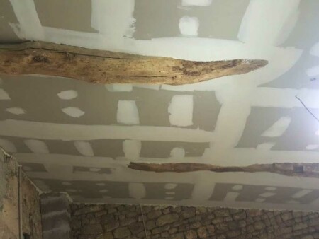 platerie plafond charpentre traditionnelle chais saintongeais