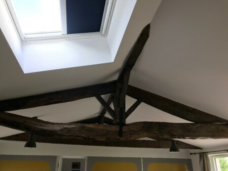 pose plafond charpente velux chambres d'hôtes 17
