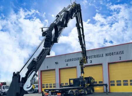 bras levage camion grue