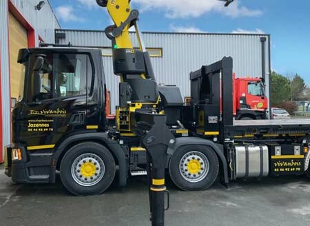deploiement grue camion - vivanbois