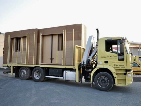 livraison panneau structure bois