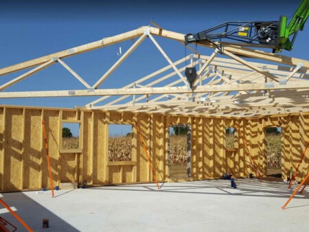 montage fermette maison bois charente maritime