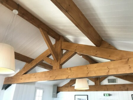 pose charpente restaurant chez bob Saint palais sur mer 17420