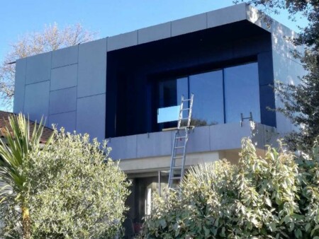 surelevation bois maison contemporaine bardage moderne à Royan 17200