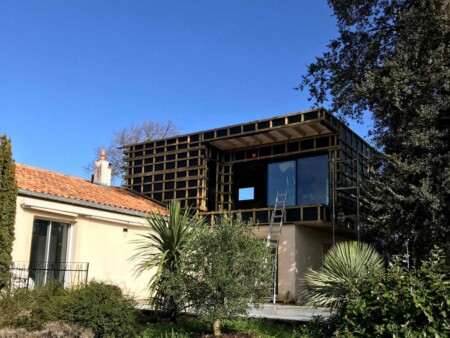 surelevation bois maison bois Royan