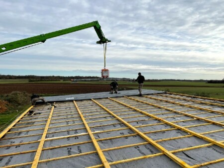 palonnier ventouse pour pose bac acier toiture