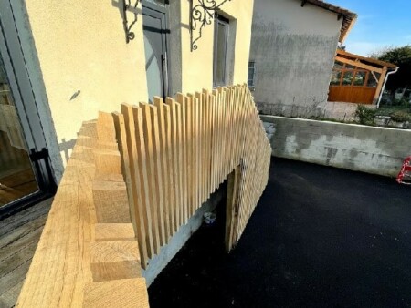 rembarde bois maison charentaise.pons