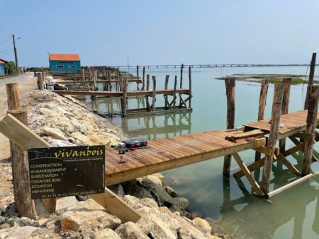 reféction ponton port saint trojan les bains par vivanbois