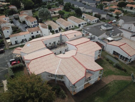 réfection toiture ephad résidence de la presqu'ile fouras 17450