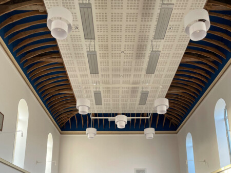 rénovation charpente tempe Gémozac et pose faux plafond éclairage